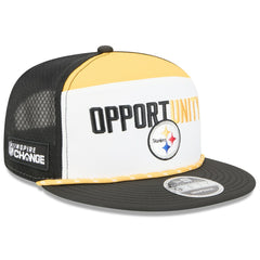 Pittsburgh Steelers 2025 Inspire Change Split Panel 9FIFTY Snapback Hat | NFL Outlet