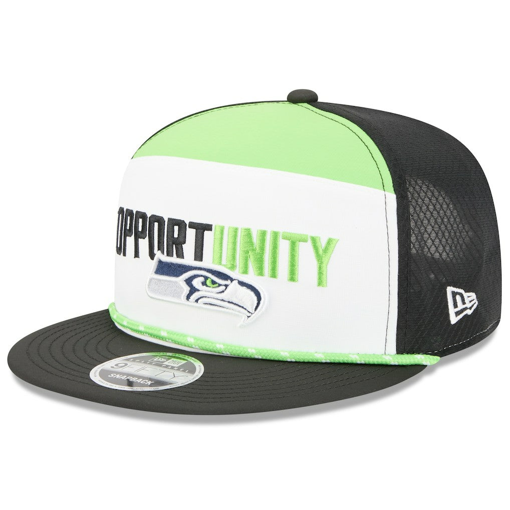 Seattle Seahawks 2025 Inspire Change Split Panel 9FIFTY Snapback Hat | NFL Hot