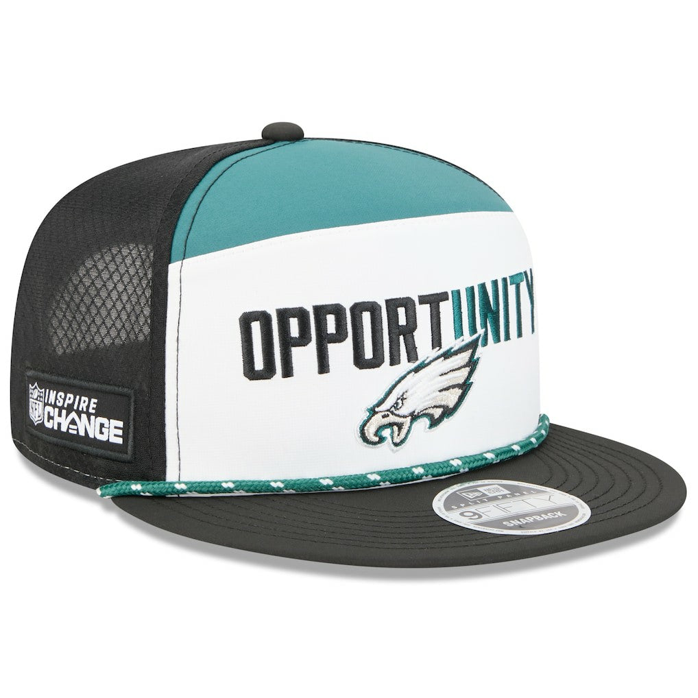 Philadelphia Eagles 2025 Inspire Change Split Panel 9FIFTY Snapback Hat | NFL New