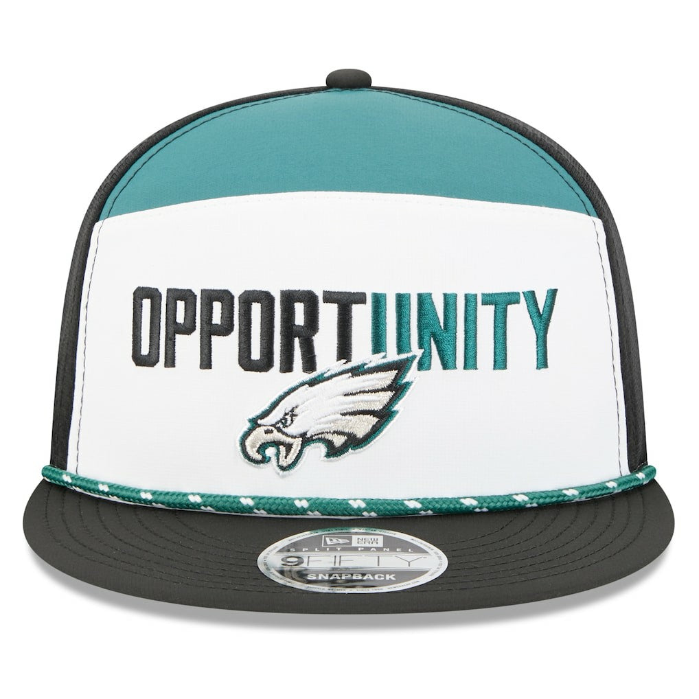 Philadelphia Eagles 2025 Inspire Change Split Panel 9FIFTY Snapback Hat | NFL New