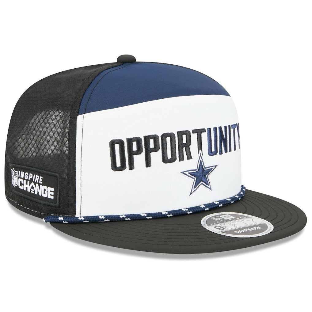 Dallas Cowboys 2025 Inspire Change Split Panel 9FIFTY Snapback Hat | NFL Near me