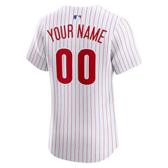 Philadelphia Phillies Nike Home Elite Custom Jersey - MLB Jerseys
