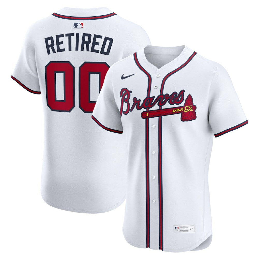 Atlanta Braves Nike  Home Elite Pick-A-Player Retired Roster Jersey - MLB Jerseys