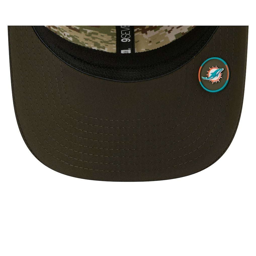 Miami Dolphins 2025 Salute to Service 9SEVENTY Adjustable Hat | NFL Discount