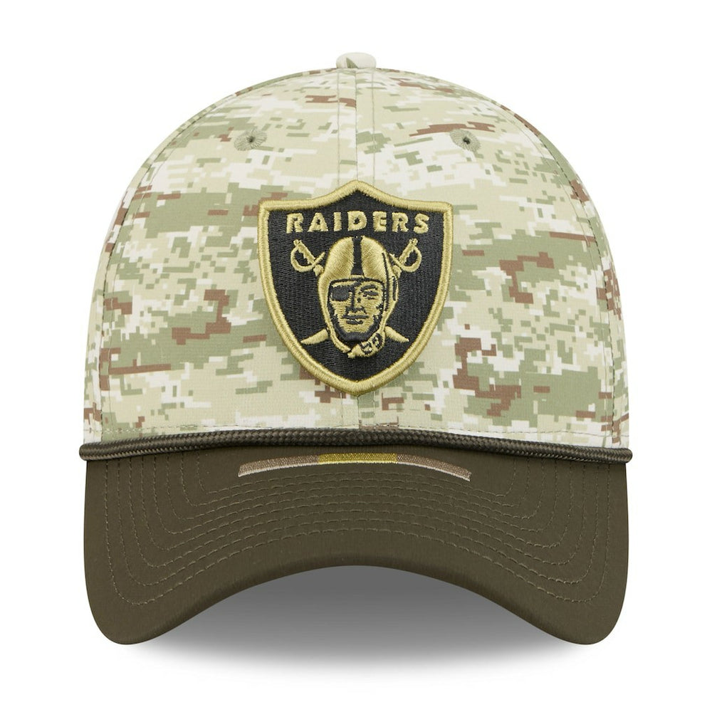 Las Vegas Raiders 2025 Salute to Service 39THIRTY Flex Hat | NFL Hot