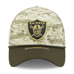 Las Vegas Raiders 2025 Salute to Service 39THIRTY Flex Hat | NFL Hot