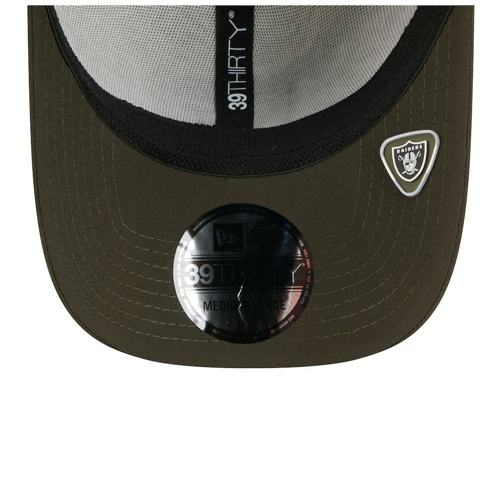 Las Vegas Raiders 2025 Salute to Service 39THIRTY Flex Hat | NFL Hot