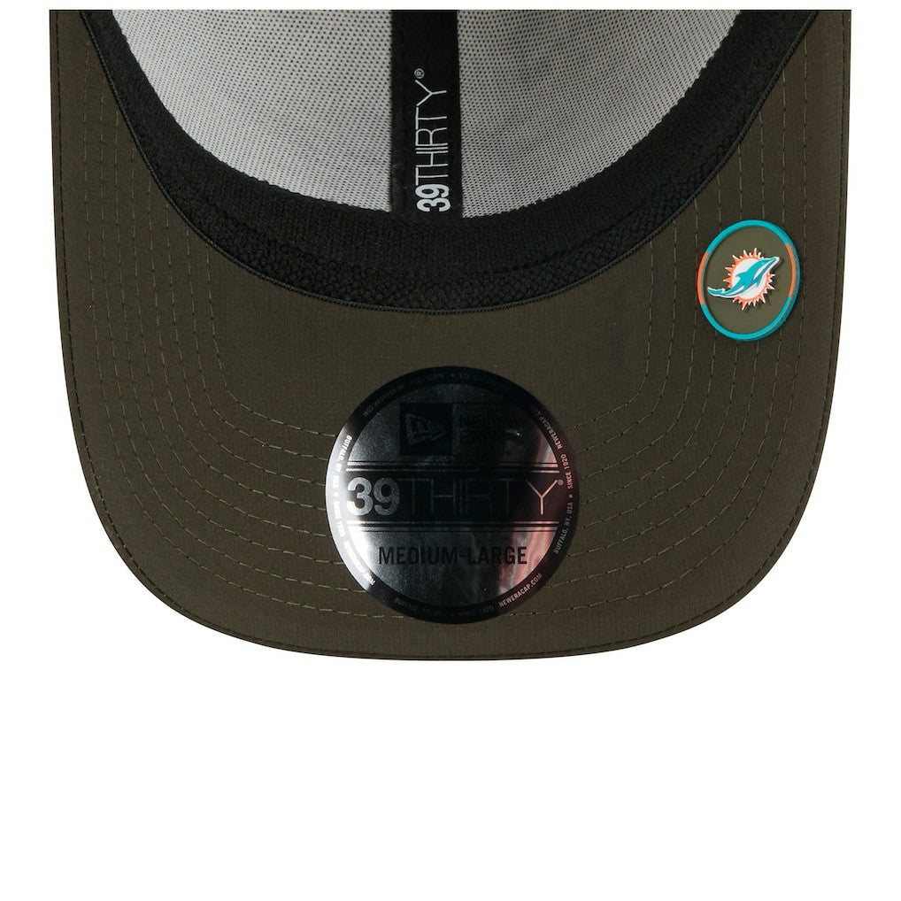 Miami Dolphins 2025 Salute to Service 39THIRTY Flex Hat | NFL New