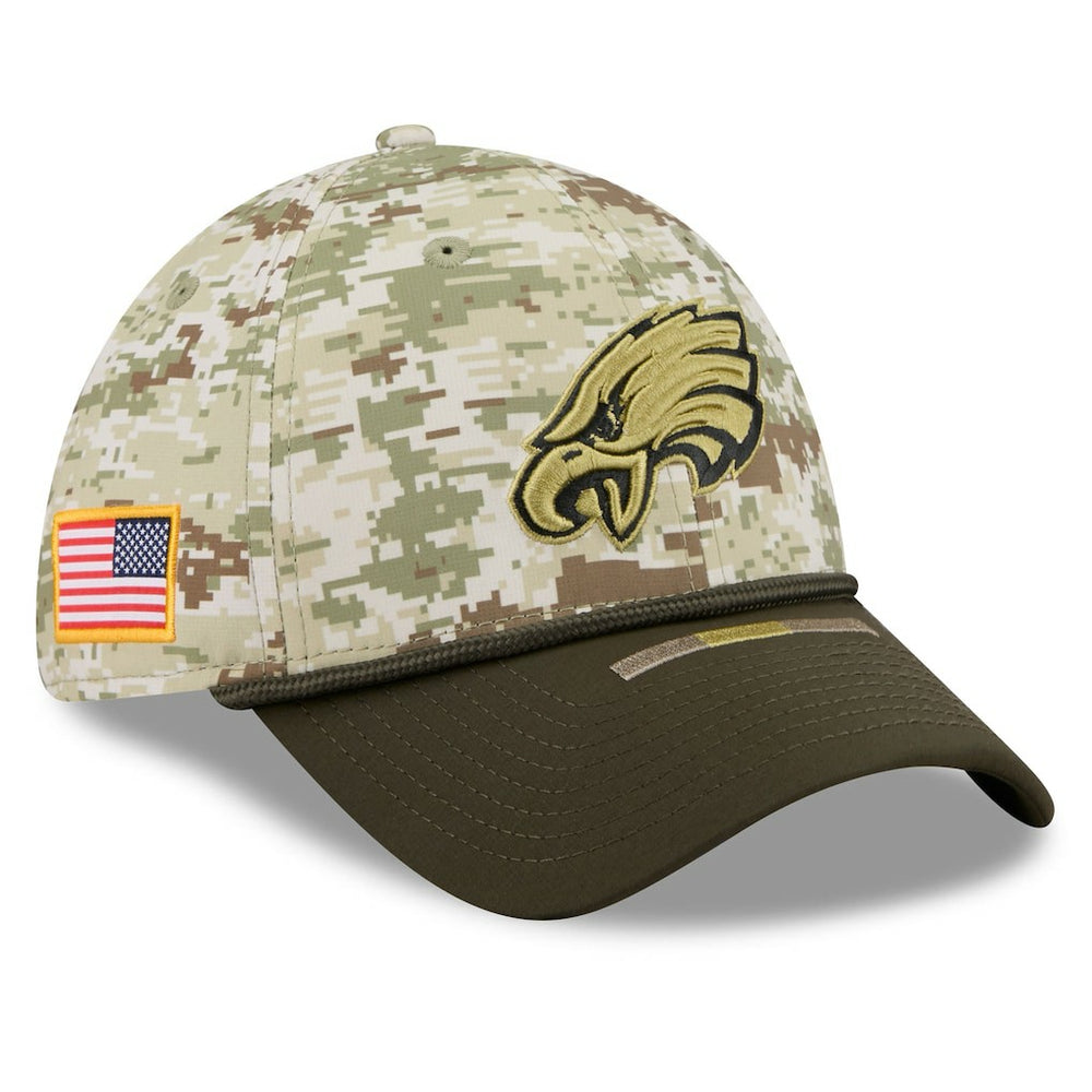 Philadelphia Eagles 2025 Salute to Service 39THIRTY Flex Hat | NFL Discount