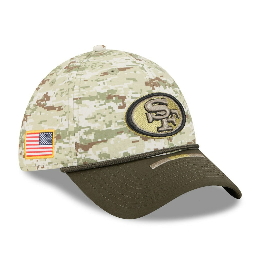 San Francisco 49ers 2025 Salute to Service 39THIRTY Flex Hat | NFL Outlet