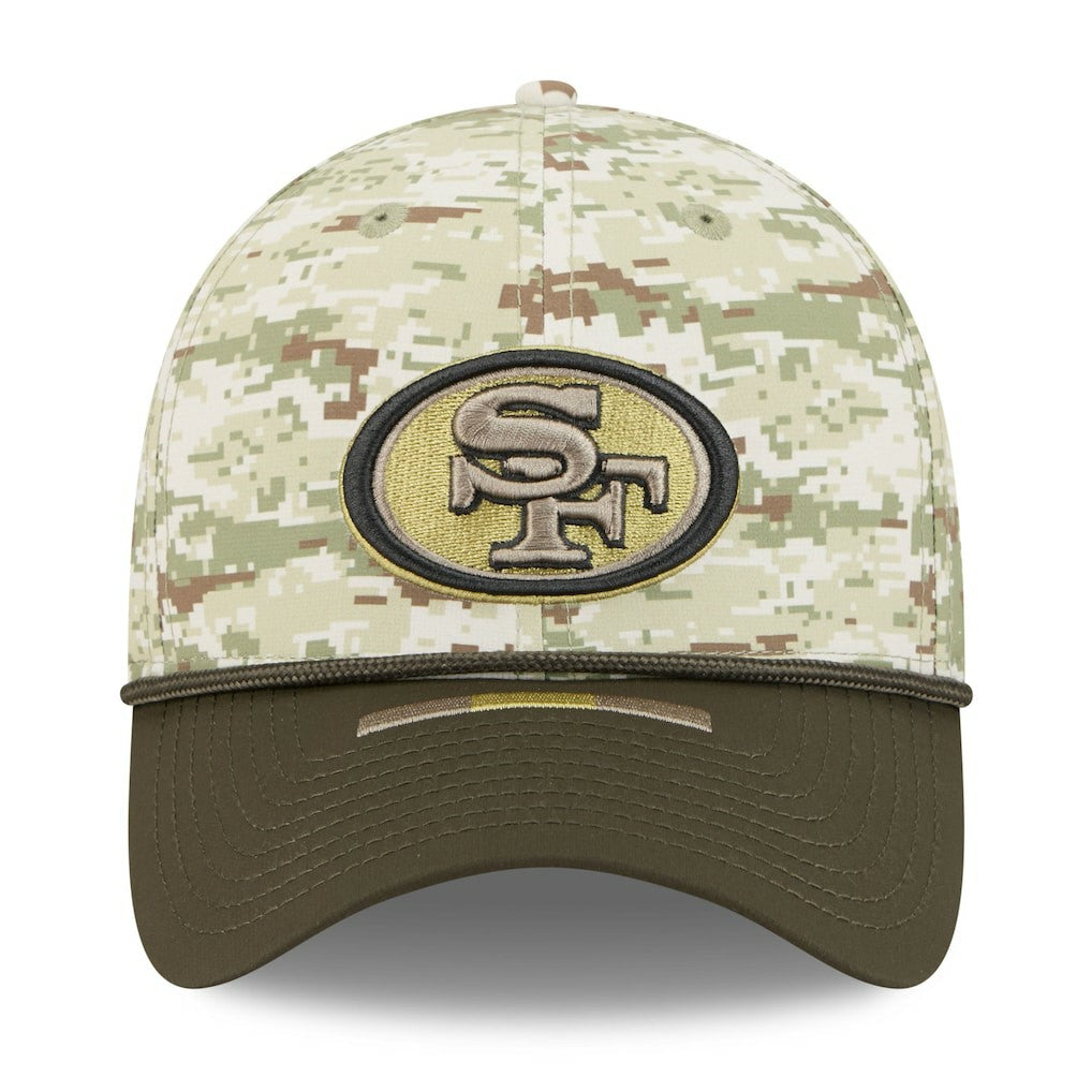 San Francisco 49ers 2025 Salute to Service 39THIRTY Flex Hat | NFL Outlet