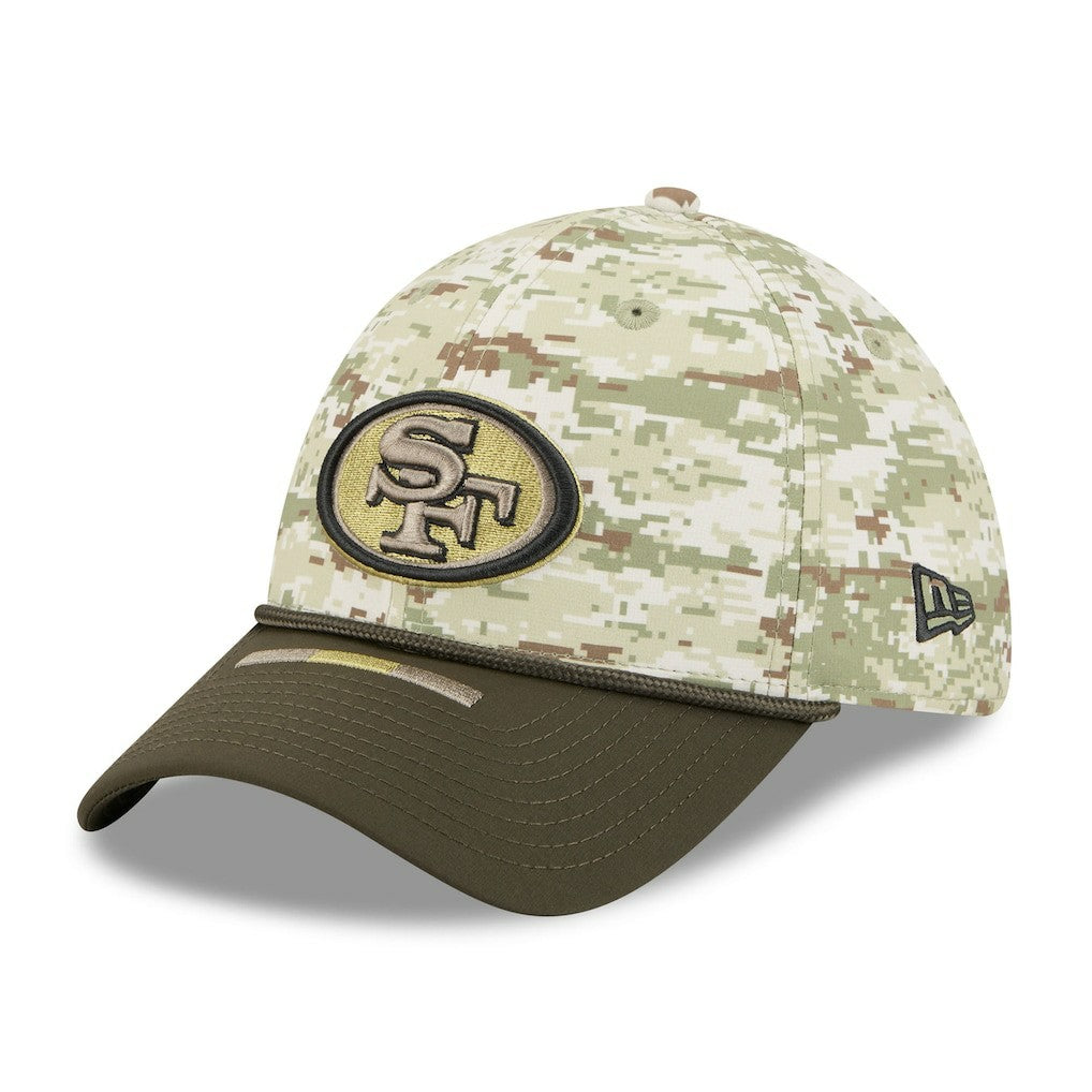 San Francisco 49ers 2025 Salute to Service 39THIRTY Flex Hat | NFL Outlet