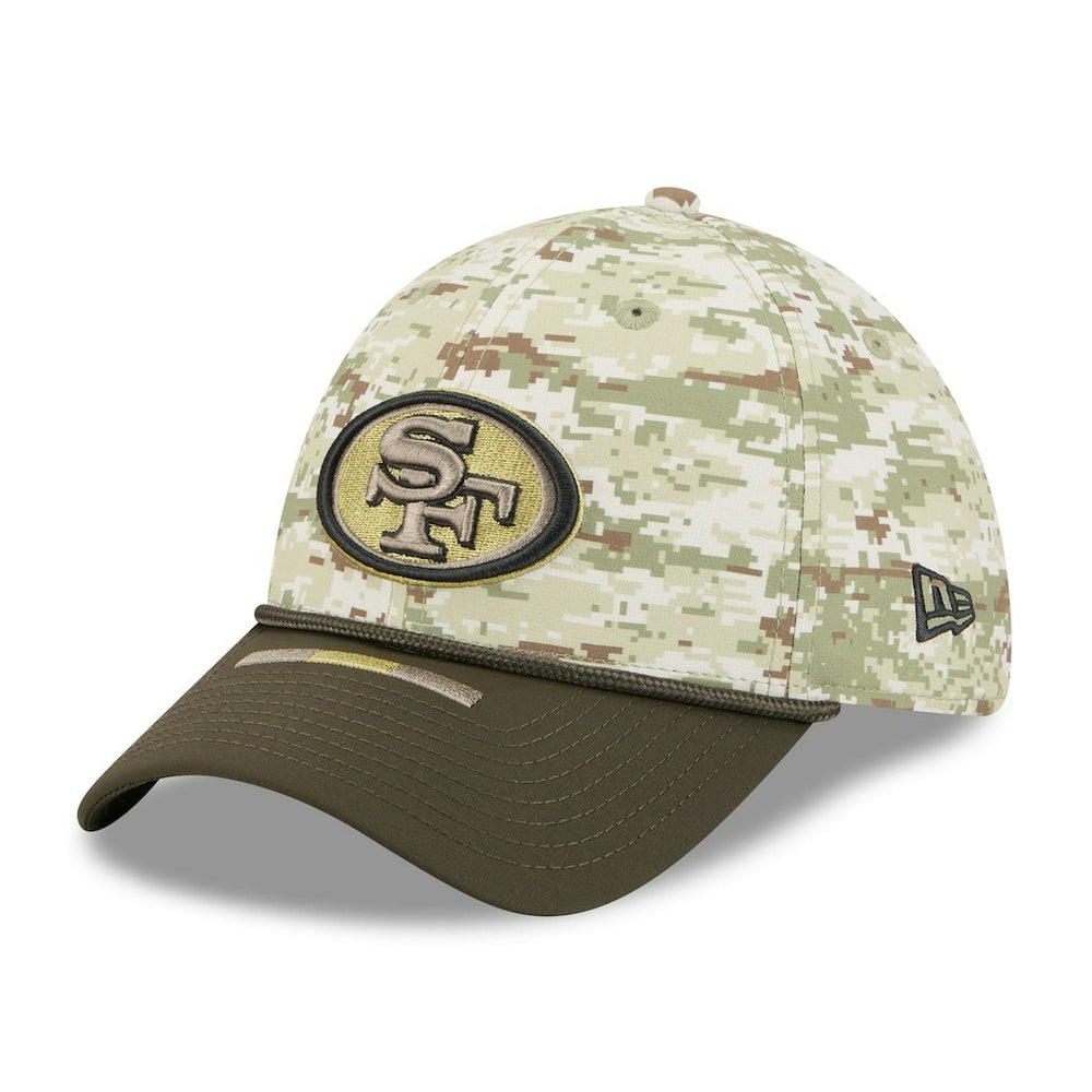 San Francisco 49ers 2025 Salute to Service 39THIRTY Flex Hat | NFL Outlet