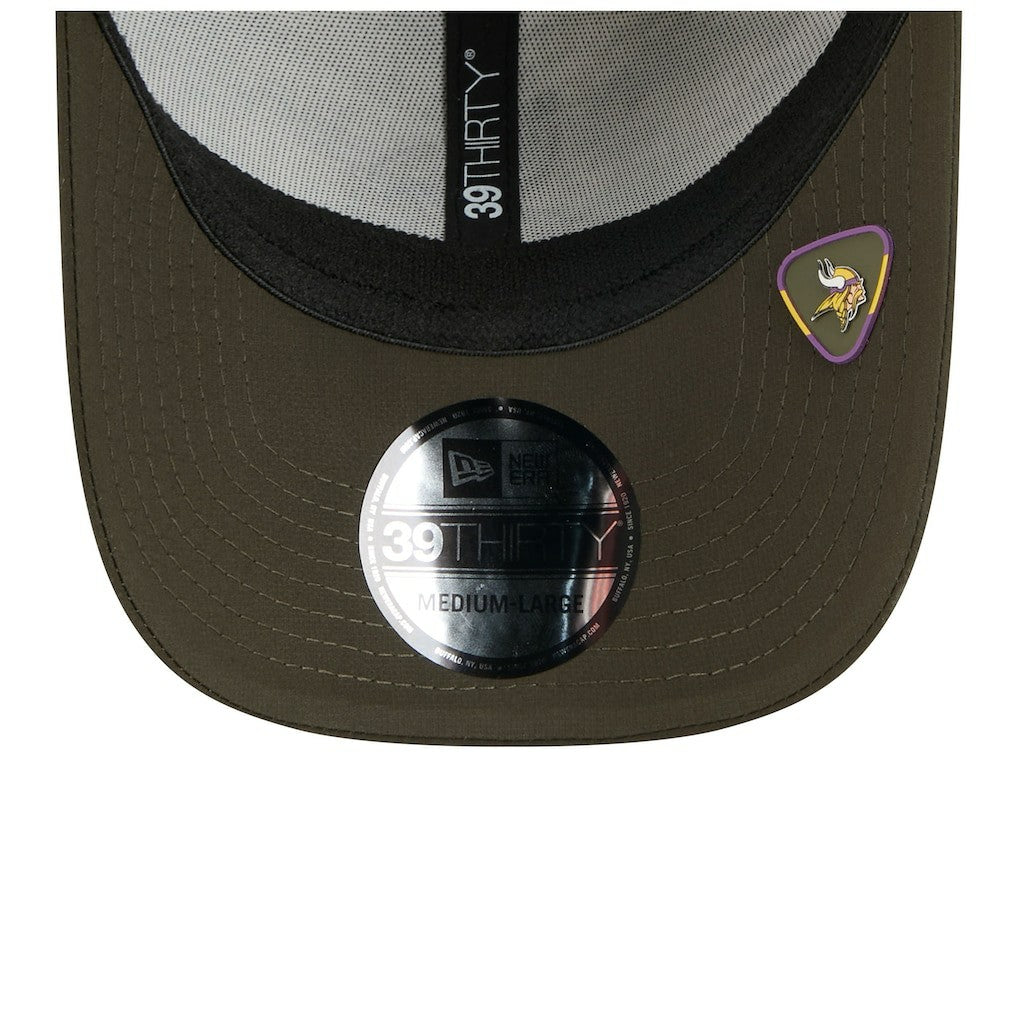 Minnesota Vikings 2025 Salute to Service 39THIRTY Flex Hat | NFL On sale