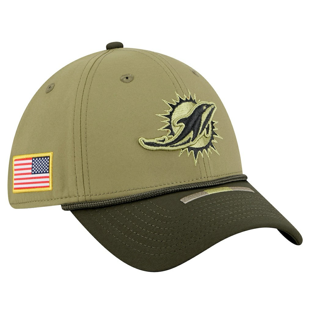 Miami Dolphins 2025 Salute to Service 39THIRTY Flex Hat | NFL Sale