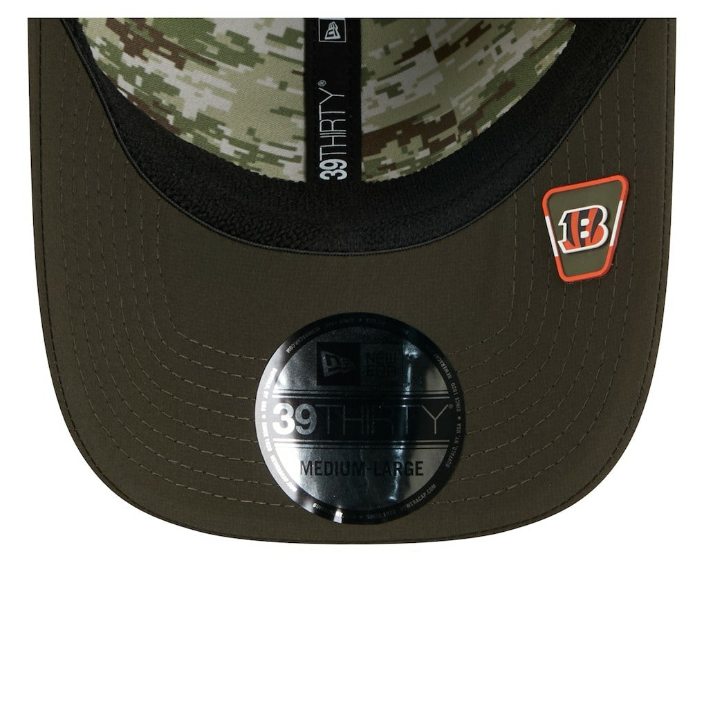 Cincinnati Bengals 2025 Salute to Service 39THIRTY Flex Hat | NFL Sale