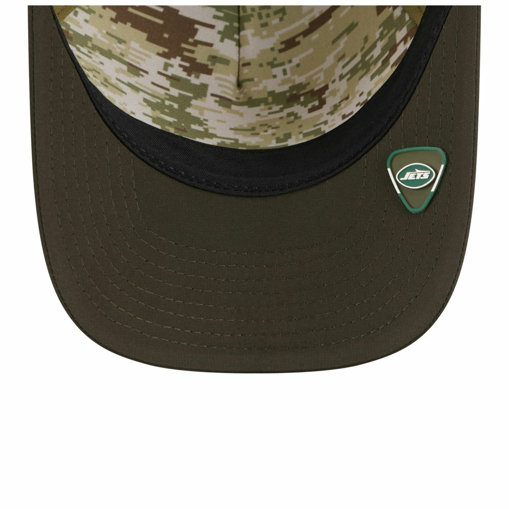 New York Jets 2025 Salute to Service 9FORTY A-Frame M-Crown Adjustable Hat | NFL On sale