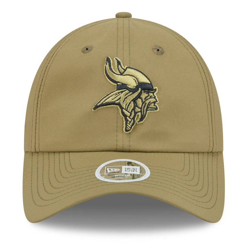 Minnesota Vikings Women's 2025 Salute to Service Pony Tail Adjustable Hat | NFL Outlet