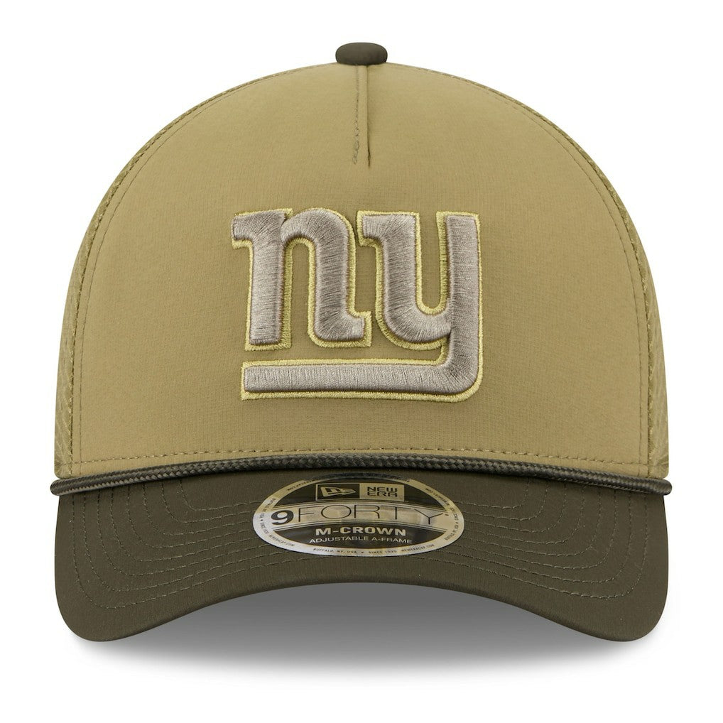 New York Giants Youth 2025 Salute to Service 9FORTY A-Frame Adjustable Hat | NFL On sale