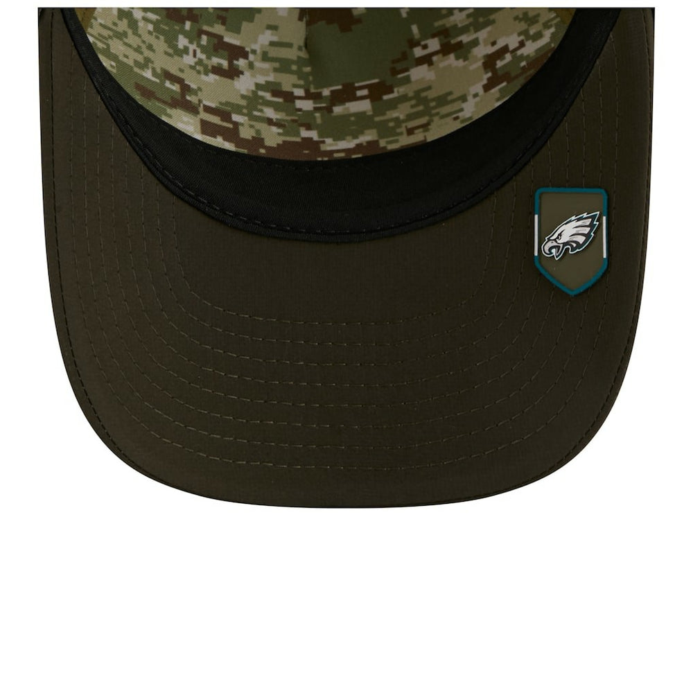 Philadelphia Eagles Youth 2025 Salute to Service 9FORTY A-Frame Adjustable Hat | NFL Near me