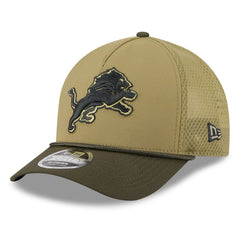 Detroit Lions Youth 2025 Salute to Service 9FORTY A-Frame Adjustable Hat | NFL US