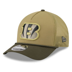 Cincinnati Bengals Youth 2025 Salute to Service 9FORTY A-Frame Adjustable Hat | NFL Outlet