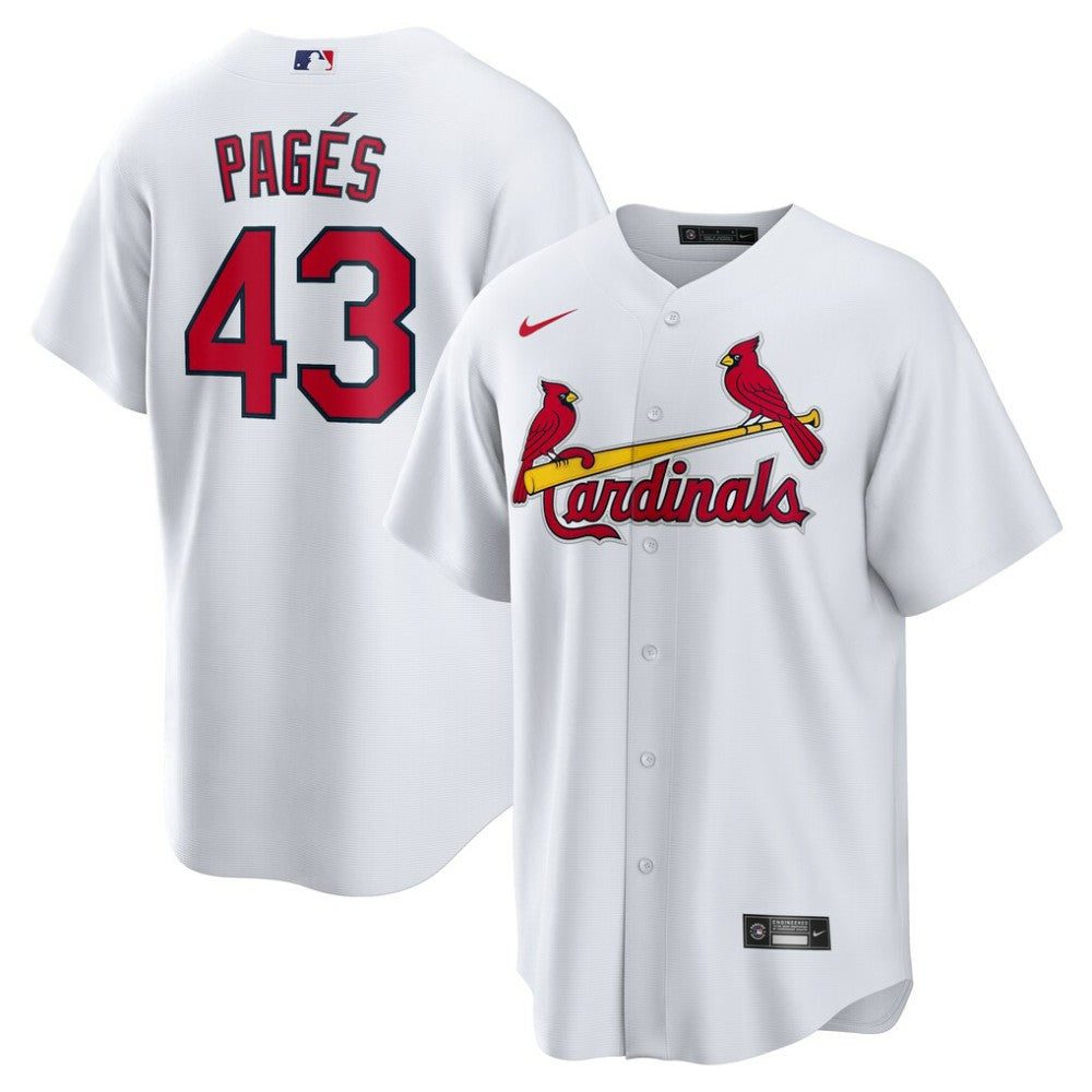 Pedro Pagés St. Louis Cardinals Nike Home Replica Jersey - MLB Jerseys