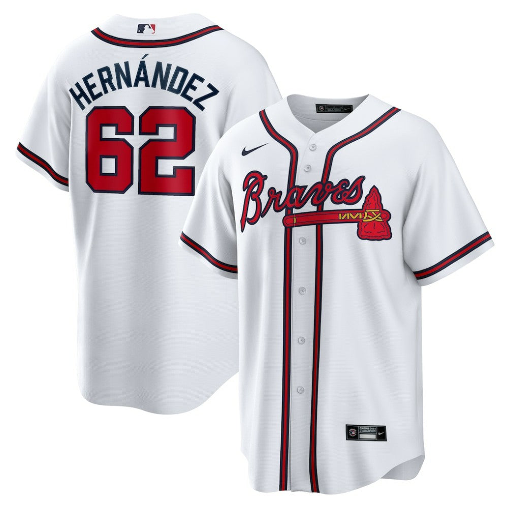 Daysbel Hernandez Atlanta Braves Nike Home Replica Jersey - MLB Jerseys