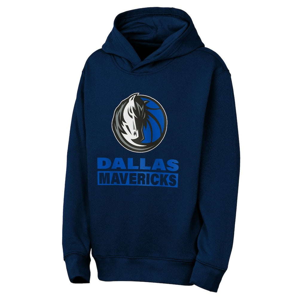 Navy Dallas Mavericks Outerstuff Youth Back To The Basics Hoodie sale | NBA