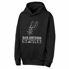 Black San Antonio Spurs Outerstuff Youth Back To The Basics Hoodie | NBA