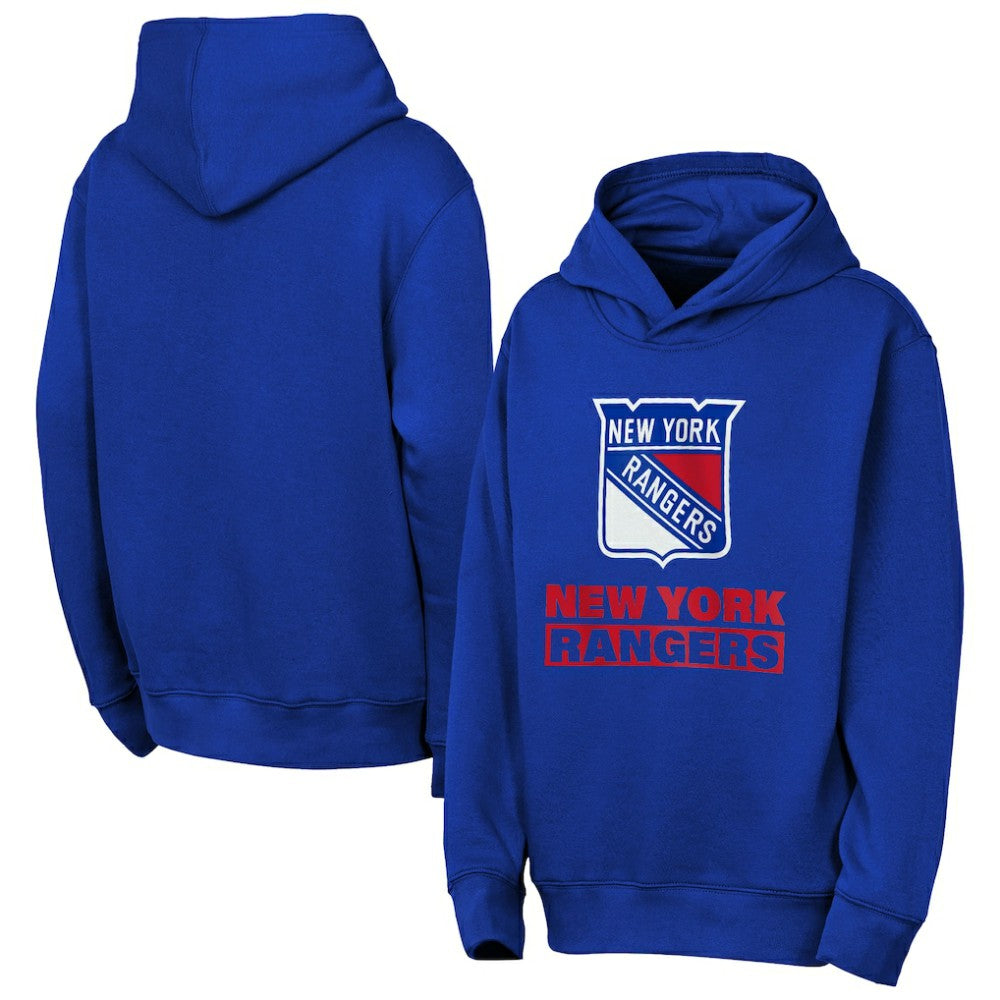 New York Rangers Outerstuff Youth Back to Basics Hoodie -  NHL Hoodies