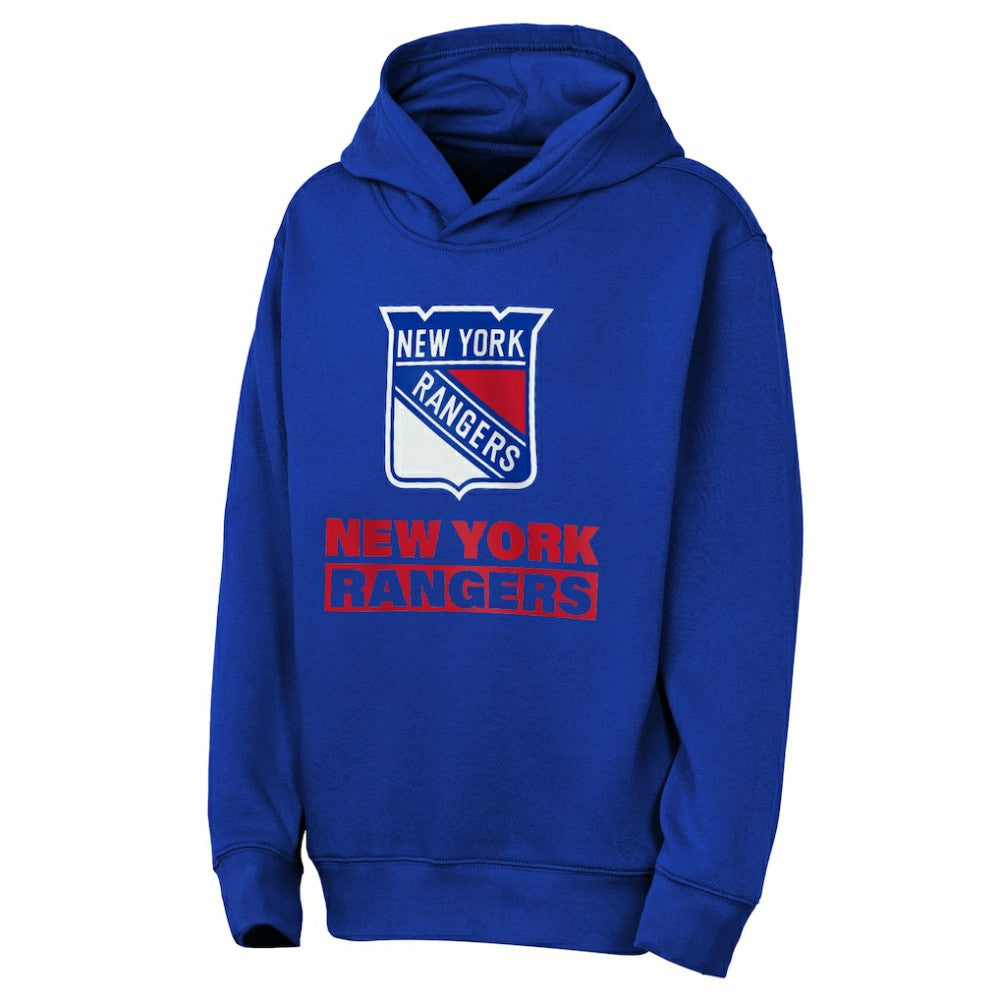 New York Rangers Outerstuff Youth Back to Basics Hoodie -  NHL Hoodies