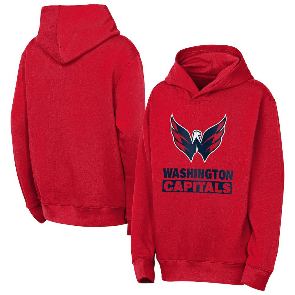 Washington Capitals Outerstuff Youth Back to Basics Hoodie -  NHL Hoodies