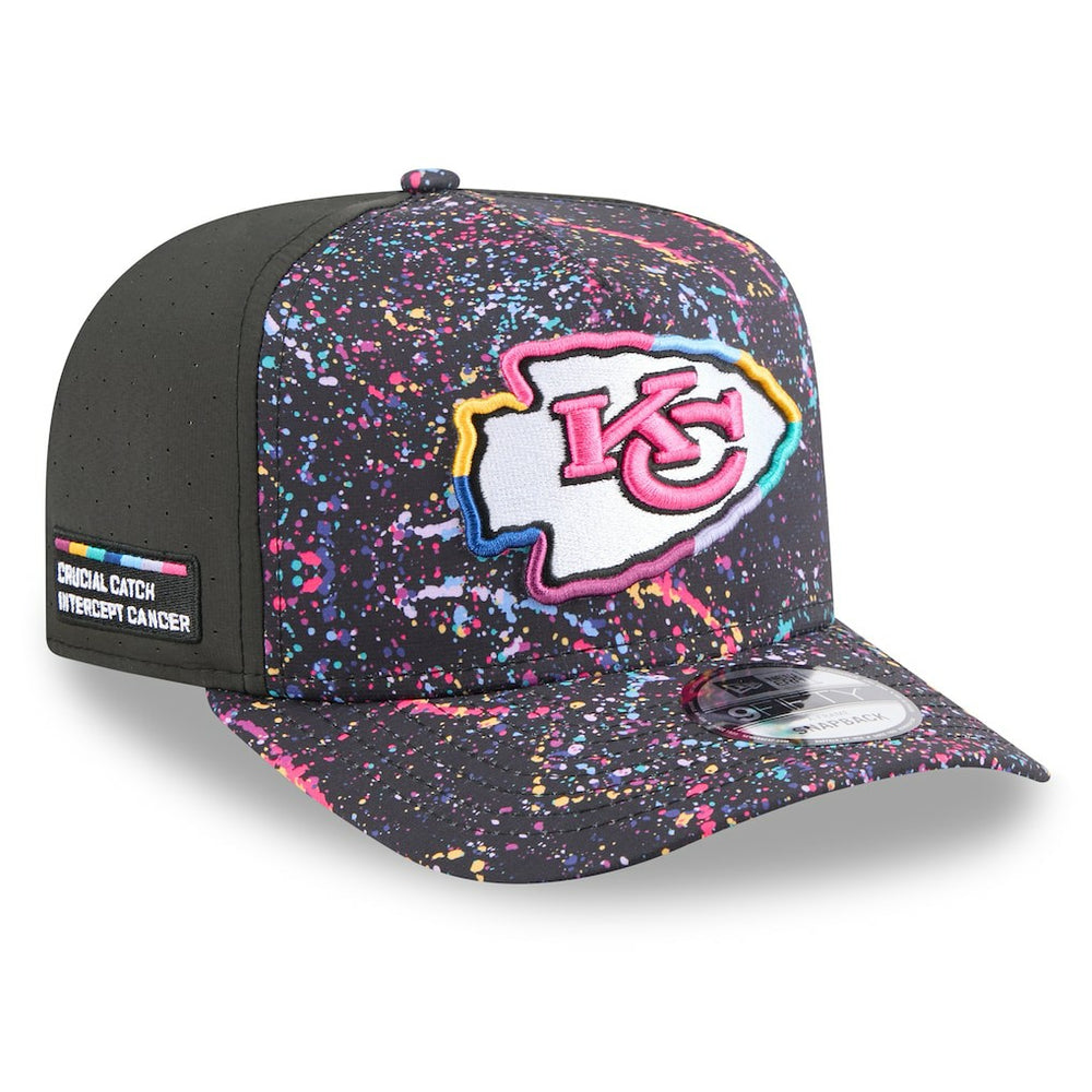 Kansas City Chiefs 2025 NFL Crucial Catch A-Frame 9FIFTY Snapback Hat | NFL Discount
