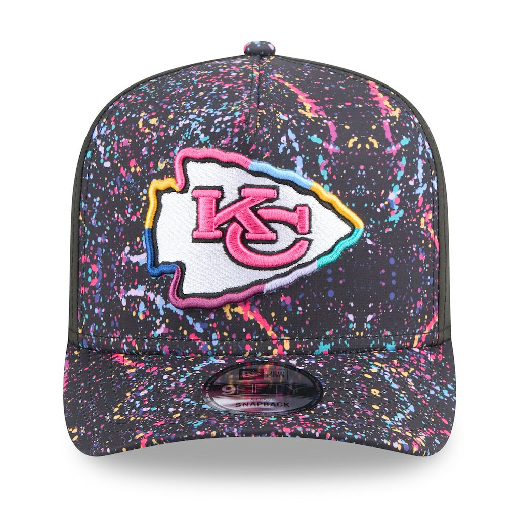 Kansas City Chiefs 2025 NFL Crucial Catch A-Frame 9FIFTY Snapback Hat | NFL Discount