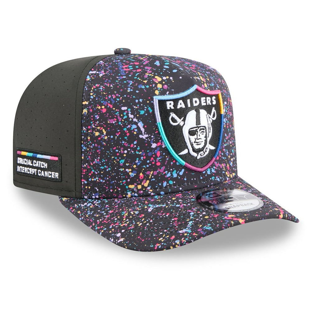 Las Vegas Raiders 2025 NFL Crucial Catch A-Frame 9FIFTY Snapback Hat | NFL Hot