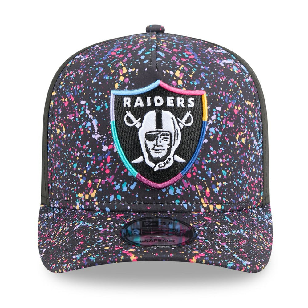 Las Vegas Raiders 2025 NFL Crucial Catch A-Frame 9FIFTY Snapback Hat | NFL Hot
