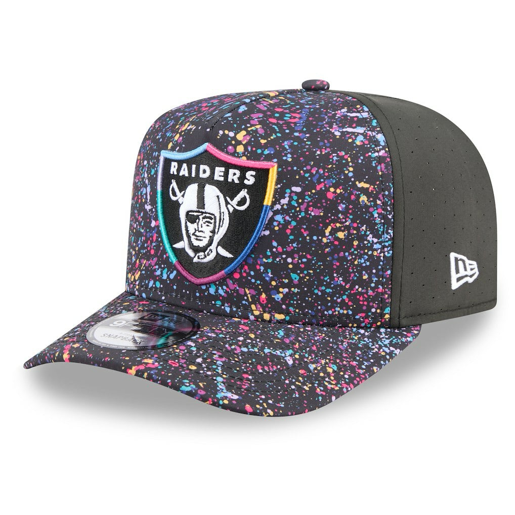 Las Vegas Raiders 2025 NFL Crucial Catch A-Frame 9FIFTY Snapback Hat | NFL Hot