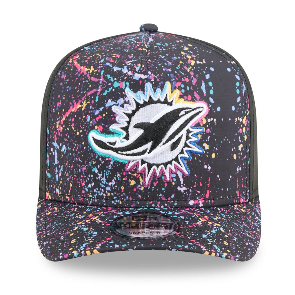 Miami Dolphins 2025 NFL Crucial Catch A-Frame 9FIFTY Snapback Hat | NFL US