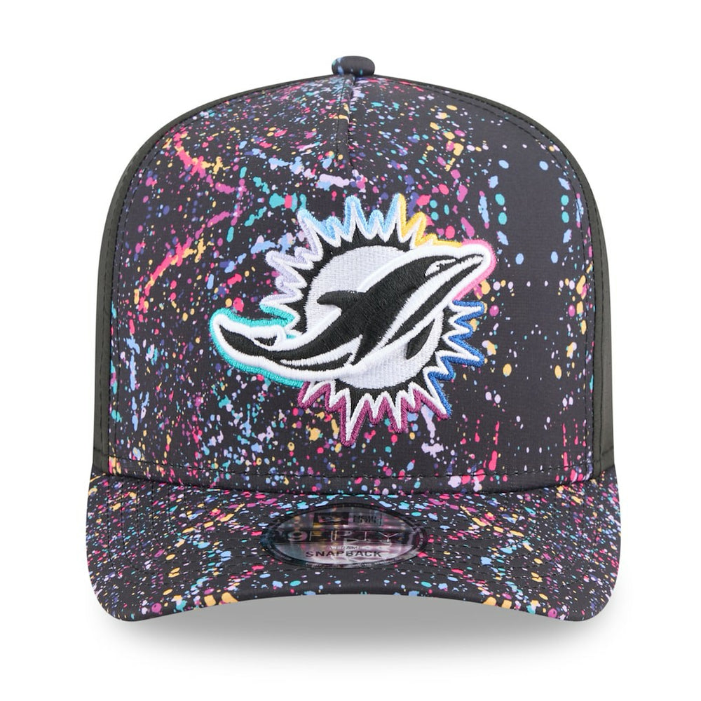 Miami Dolphins 2025 NFL Crucial Catch A-Frame 9FIFTY Snapback Hat | NFL US