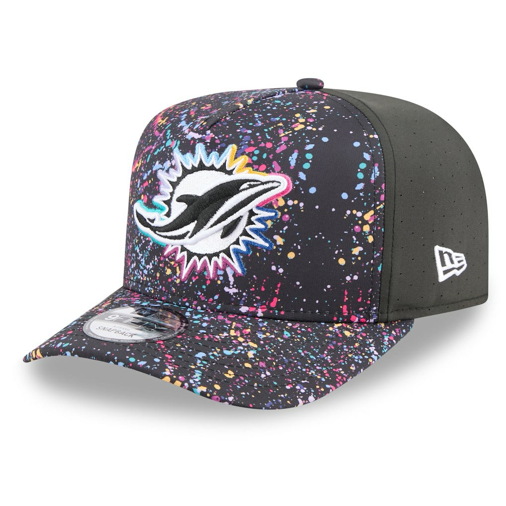 Miami Dolphins 2025 NFL Crucial Catch A-Frame 9FIFTY Snapback Hat | NFL US