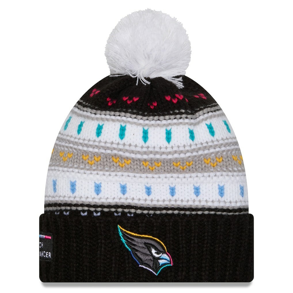 Arizona Cardinals Women's 2025 NFL Crucial Catch Cuffed Knit Hat with Pom | NFL New