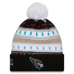 Arizona Cardinals Women's 2025 NFL Crucial Catch Cuffed Knit Hat with Pom | NFL New