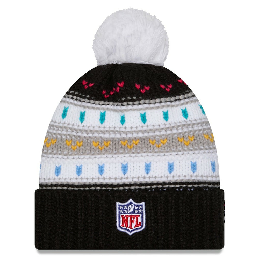Los Angeles Chargers Women's 2025 NFL Crucial Catch Cuffed Knit Hat with Pom | NFL Hot