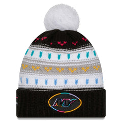 New York Jets Women's 2025 NFL Crucial Catch Cuffed Knit Hat with Pom | NFL US