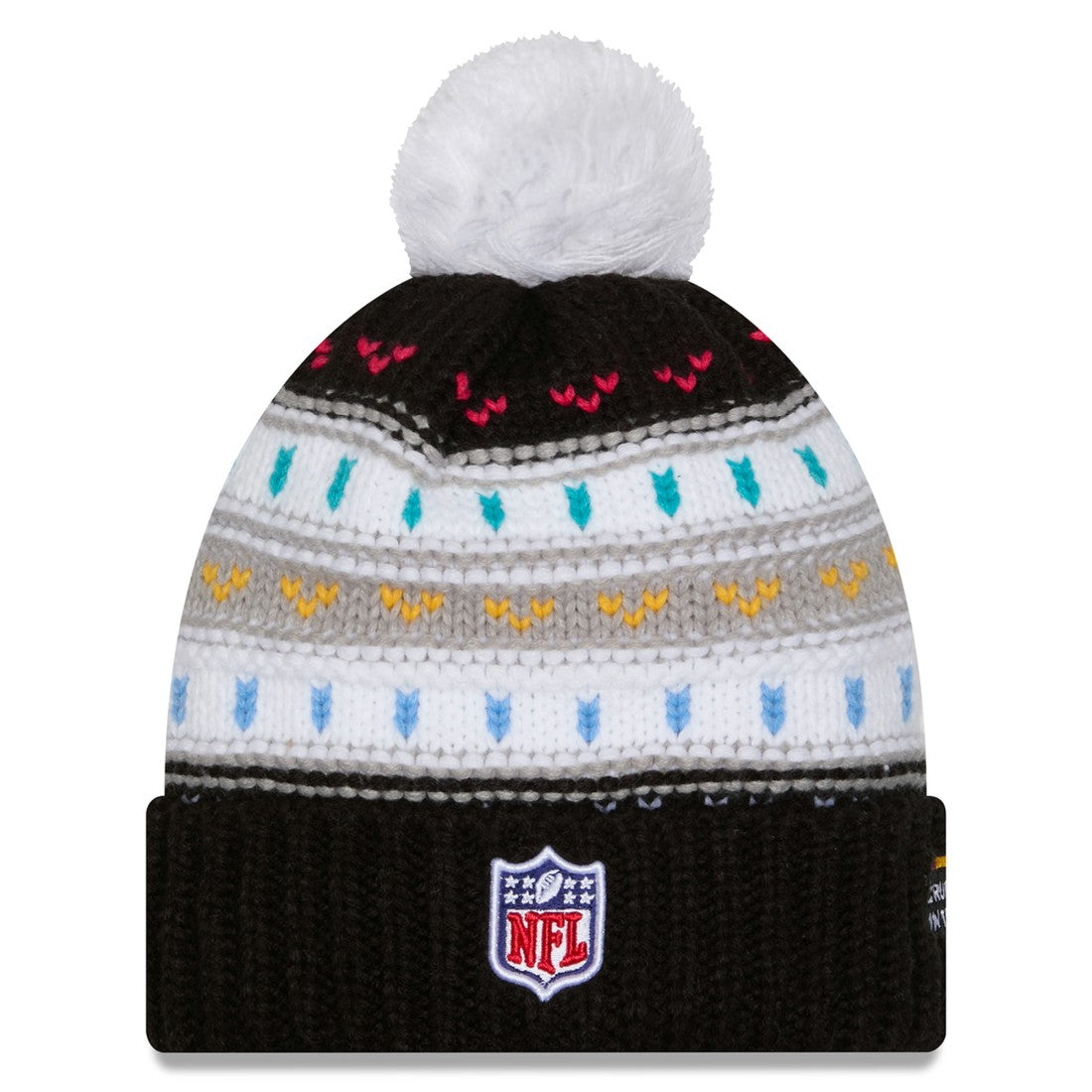 Tampa Bay Buccaneers Women's 2025 NFL Crucial Catch Cuffed Knit Hat with Pom | NFL Outlet