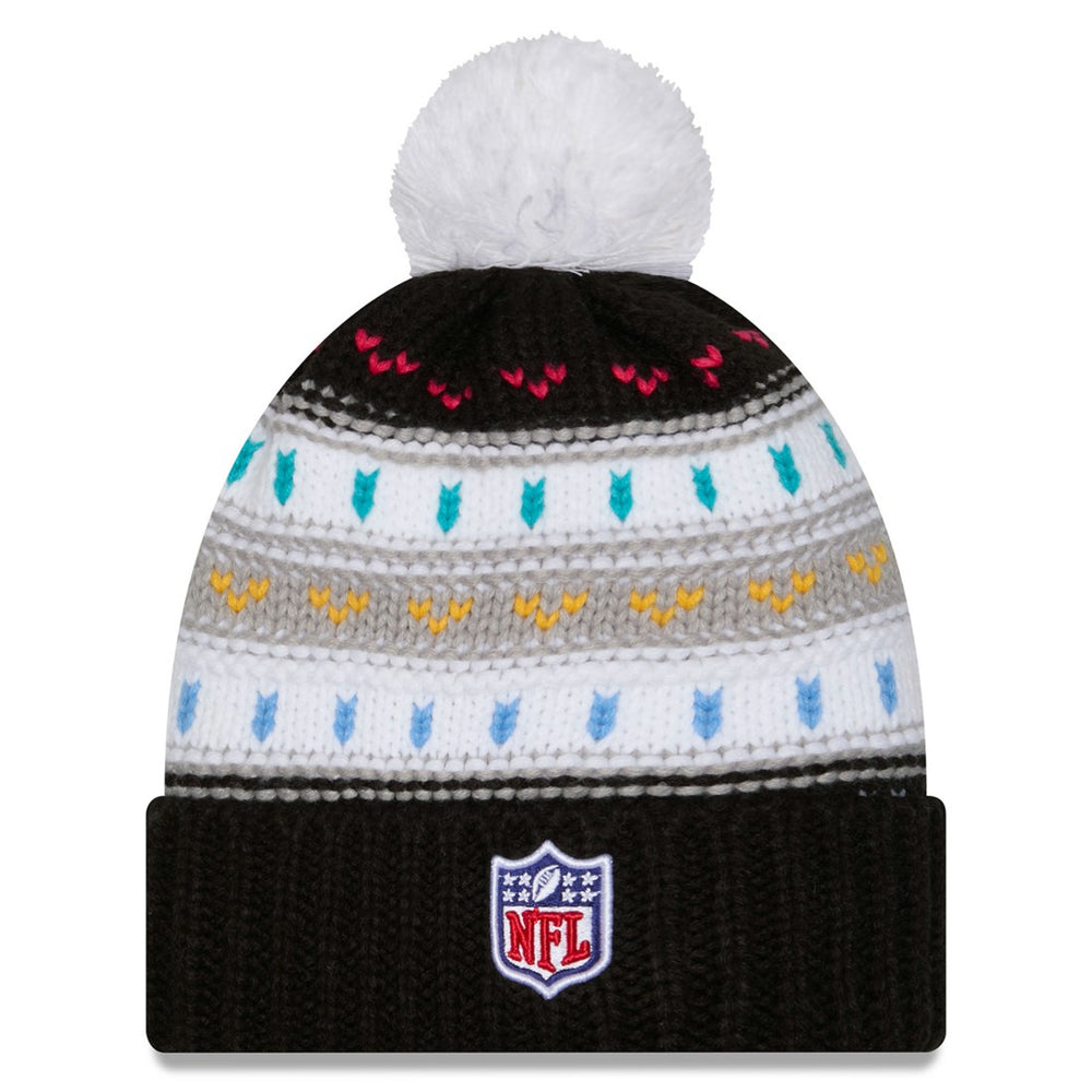Tennessee Titans Women's 2025 NFL Crucial Catch Cuffed Knit Hat with Pom | NFL Sale