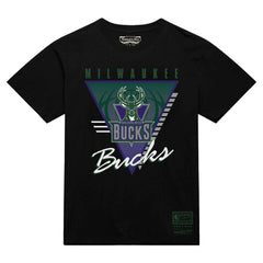 Black Milwaukee Bucks Worldwide Collection Tri-Logo T-Shirt | NBA
