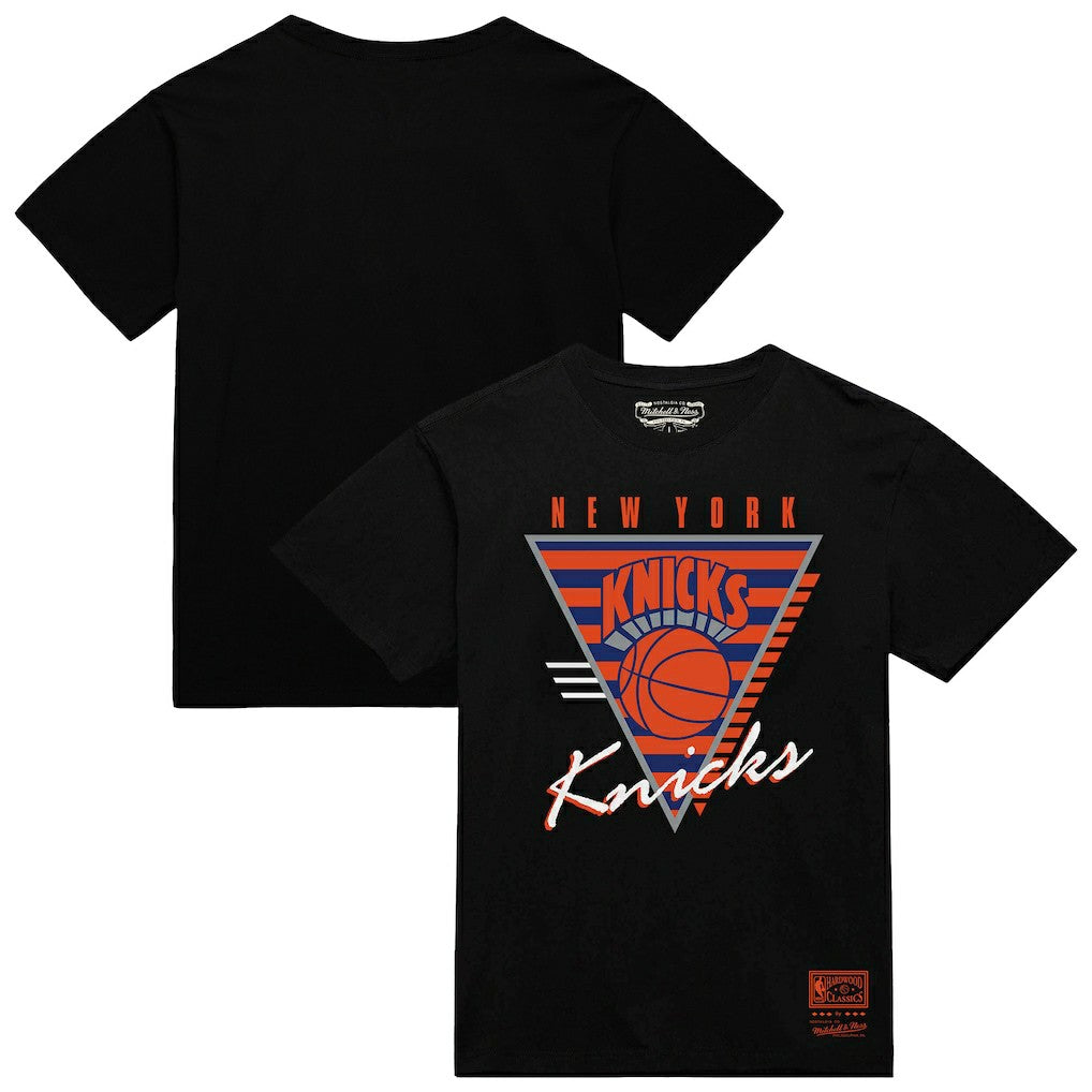 Black New York Knicks Worldwide Collection Tri-Logo T-Shirt | NBA