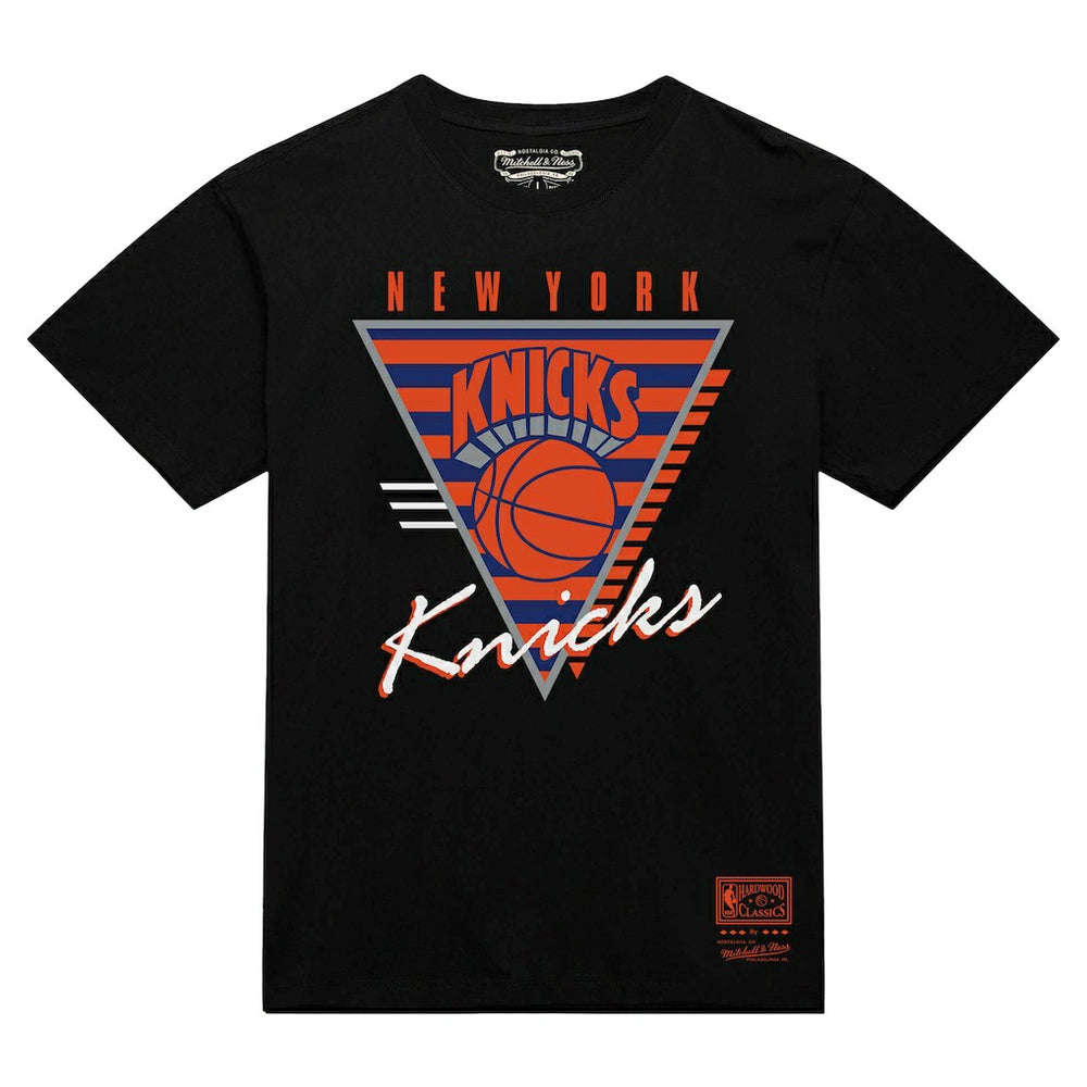Black New York Knicks Worldwide Collection Tri-Logo T-Shirt | NBA